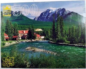 Mt Victoria Alberta Canada Dick Dietrich Photo 500 pc 15X18 Golden Guild Puzzle - Picture 1 of 1