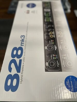 Motu 828mk3 Digital Recording Interface, VANTEC 2+1 Firewire Card,  10 ft Cable - Image 1 of 4