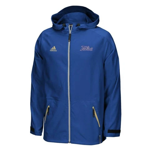 Tulsa Golden Hurricane NCAA Climalite Blue Modern Varsity 2.0 Woven Jacket Cover