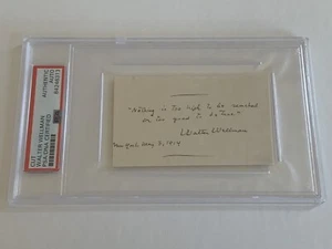 Walter Wellman Explorer Journalist signed Autogramm Cut PSA DNA j2f1c - Bild 1 von 1