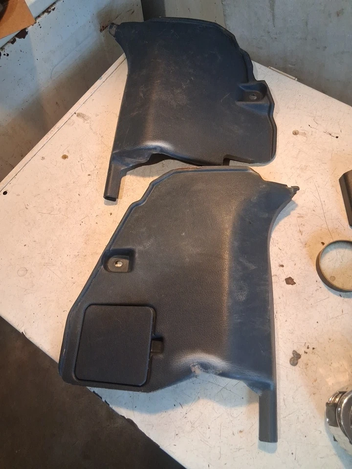 1988-95 Toyota Pickup Truck L & R Side Lower Kick Panel W/ Fuse Box Access Cover - Image 1 of 4