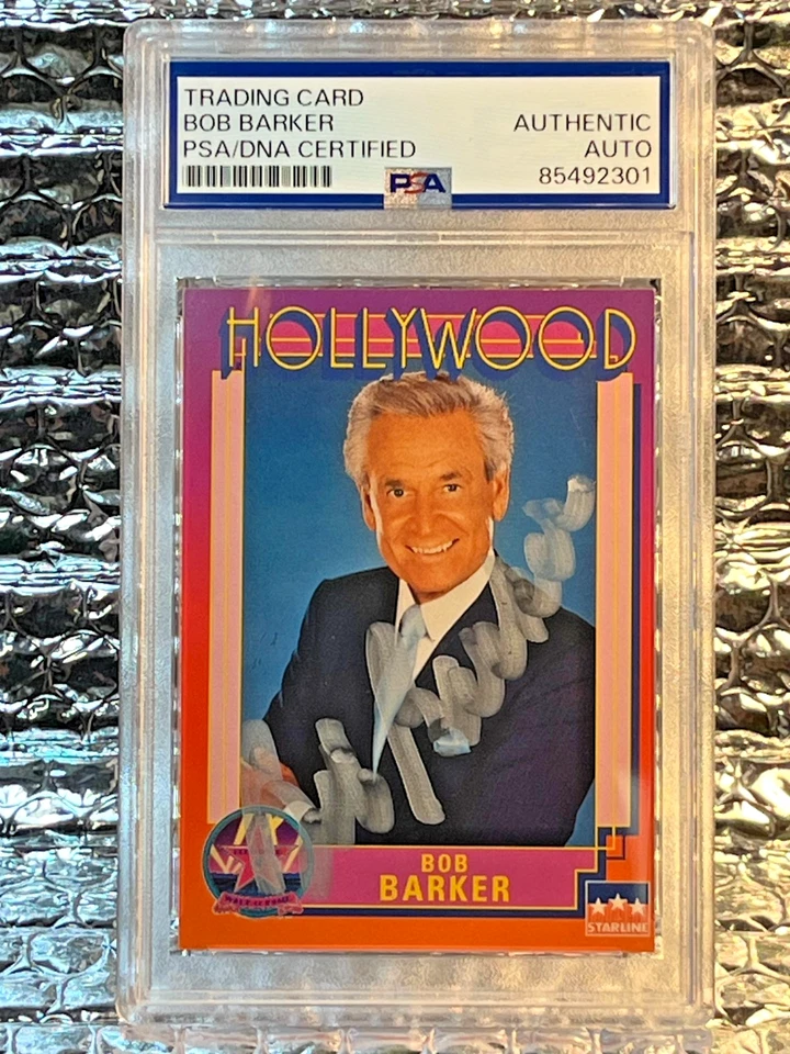 THE PRICE IS RIGHT BOB BARKER AUTOGRAPH CARD PSA CERTIFIED - Image 1 of 4