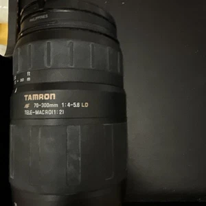 Tamron 1:2 70-300mm f4-5.6 572D Tele-Macro Pentax KAF Mount Lens -  DSLR Cameras - Picture 1 of 5