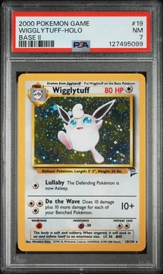 2000 Pokemon Base Set 2 Wigglytuff ⭐️WOTC Vintage Holo Rare 19 PSA 7 JUST GRADED - Image 1 of 2