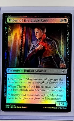 MTG Magic The Gathering Conspiracy Take the Crown Foil Thorn of the Black Rose - Image 1 of 2