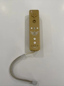 Legend of Zelda Skyward Sword Gold Wii Controller Motion Plus - For Nintendo Wii - Picture 1 of 4