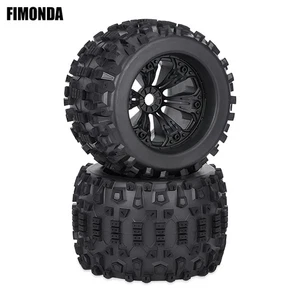 17mm Sechskant RC Rad Reifen für 1/8 1/10 Scale Traxxas Arrma Kraton Notorious Outcast - Bild 1 von 11