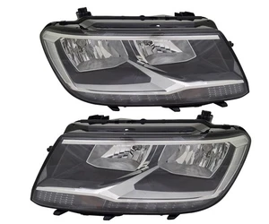 TYC Headlight SET For Volkswagen Tiguan 2018-2021 with Bulbs Right&Left CAPA - Picture 1 of 8