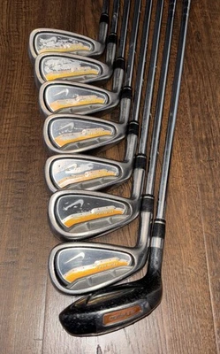 Juego de hierros Nike Ignite LH 3H-PW para hombre varillas uni-flexibles de acero empuñaduras originales Foto 1 de 4