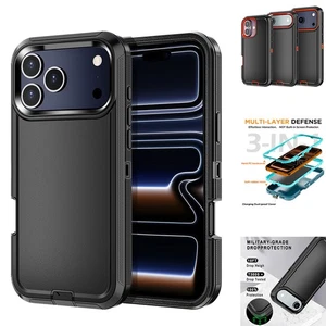 Rugged Case For iPhone 17 Pro Max 17 Air 17 Pro Shockproof Heavy Duty Back Cover - Picture 1 of 20