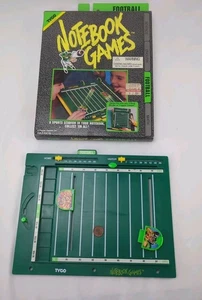 Vintage Tyco Notebook Games Football 1991 1992 Trapper Keeper Game - Picture 1 of 4