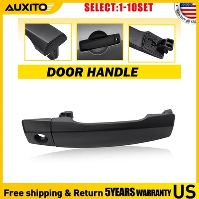 Maçaneta externa preta lateral frontal para Infiniti QX56 base 2004-2010 1-10X - Imagem 1 de 4