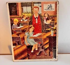1960er Playskool Intarsien Brett Rahmen Tablett Puzzle • Lehrer • Golden Press - Bild 1 von 6