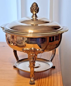 Sheridan Silber Teller Spreuschale mit Glaseinsatz 4 Stück Vintage - Bild 1 von 15