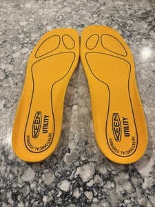 New Keen Insoles Mens Size 12 Yellow Metatomical Footbed Replacement - Picture 1 of 2
