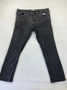 Jacamo Mens black jeans size 40R wash look stretch zip fly - Picture 1 of 8
