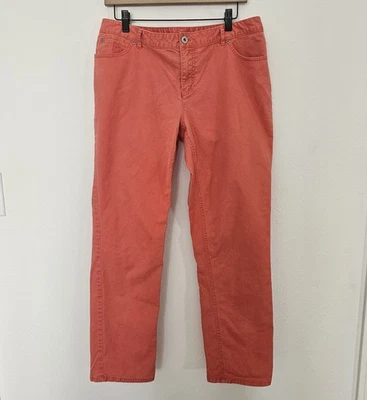 J. Jill Relaxed Fit Boyfriend Jeans Straight Leg Stretch Mid Rise Preppy Mom - Image 1 of 4