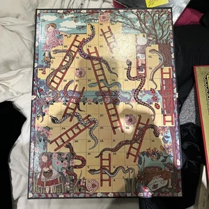 Vintage Snakes And Ladder Board - Picture 1 of 2
