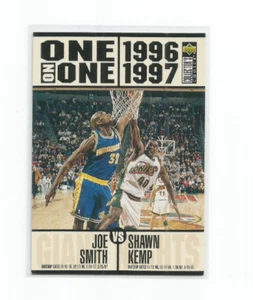 SHAWN KEMP /JOE SMITH 1996-97 UPPER DECK ONE ON ONE CARD #358 - Picture 1 of 2