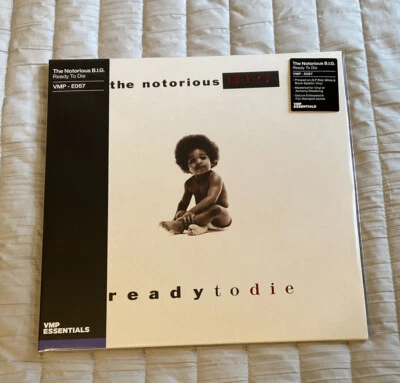 Notorious B.I.G. "Ready To Die" VMP 2X LP red/white Splatter Mint condition - Image 1 of 3