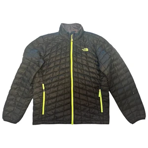 The North Face Jacket Boy XTRA LARGE 18/20 Thermoball Black Lightweight Full Zip - Picture 1 of 22