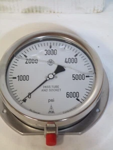 McDANIEL CONTROL 6000PSI MESSGERÄT 316SS RÖHRE UND SOCKEL - Bild 1 von 2