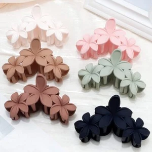 6PCS Flower Hair Clips for Women Strong Hold Nonslip Big Flower Claw Clip for... - Picture 1 of 7