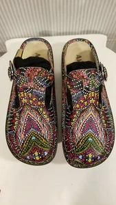 ALEGRIA PG LITE leather Comfort Mule Clog Slipon Bohemian Hippy EUR 42 DON 301 - Picture 1 of 18