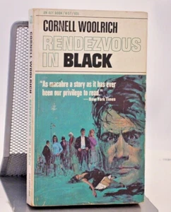 Cornell Woolrich Rendezvous in Black Vintage Paperback 1948 - Imagen 1 de 8