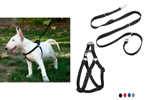 Pettorina cane guinzaglio imbracatura taglia media 40/60 cm scapolare gatto - Foto 1 di 3