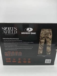 Mossy Oak Tibbee Flex Hunt Pant, Lightweight Camo Hunting Pants for Men, Size L - Picture 1 of 5