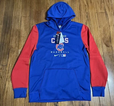 Chicago Cubs Nike Baseball MLB Therma-FIT On-Field Hoodie Youth Sz XL 18/20 - Image 1 of 4