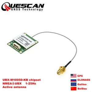 UBX-M10050-KB M10 GPS GNSS Modulo con Antenna Attiva GPS Galileo GLONASS BeiDou - Foto 1 di 12