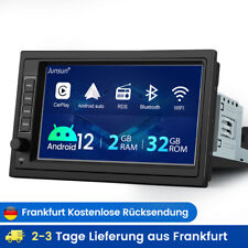 Produktbild - 1 DIN Android 12 2+32G Autoradio Carplay Bluetooth GPS Navigation RDS SWC USB EQ