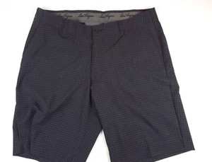 Ben Hogan Men's Golf Shorts Size W38 x L 10 inches Black Flat Front - Picture 1 of 6