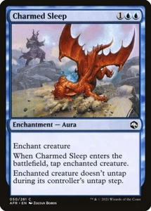 MTG Magic AFR D&D Forgotten Realms - 1x EN NM 050 C Charmed Sleep - Imagen 1 de 1