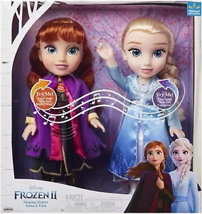 Disney Frozen 2 SINGING SISTERS ANNA & ELSA Interactive Musical 14" Dolls Set - Picture 1 of 5