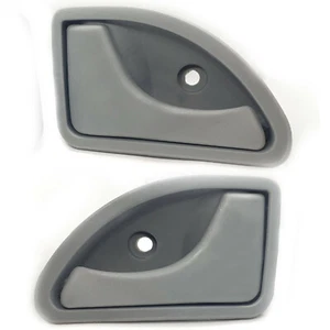 New 2x for Renault Kangoo Twingo door handle inside front left & right gray - Picture 1 of 2