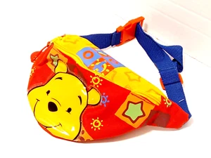 Vintage Disney Winnie The Pooh Children's Fanny Pack Red Blue Yellow - Picture 1 of 8