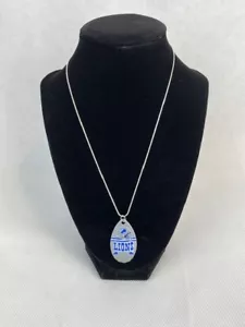 NFL Detroit Lions Vintage Teardrop Spinner Necklace - Picture 1 of 1