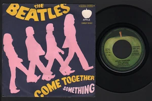 7" BEATLES COME TOGETHER / SOMETHING MADE IN ITALY 1969 APPLE LENNON McCARTNEY - Picture 1 of 1