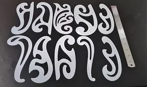 10er SET FRANZÖSISCHE KURVEN Mylar Schablonen Airbrush Technische Zeichnung Grafik - Bild 1 von 22