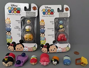 Disney TSUM TSUM Lot of 11+ : Genie HAPPY Lady PINOCCHIO Queen of Hearts +  - Picture 1 of 7
