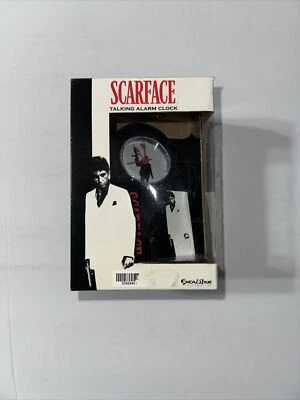 RELOJ DESPERTADOR PARLANTE SCARFACE - MODELO # PJ324 - EXCALIBUR - ¡MUY RARO! UNIVERSAL Foto 1 de 4