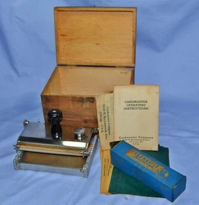 Antique Cardmaster USA Postcard Stencil Printer - Picture 1 of 17