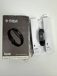 Fitbit Luxe Actividad Fitness y Bienestar Rastreador de Ritmo Cardíaco Negro - Bandas S/L - Imagen 1 de 8
