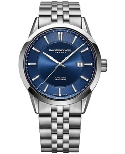 Nuevo reloj para hombre Raymond Weil Freelancer automático esfera azul 2731-ST-50001 - Imagen 1 de 1