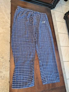 NFL Seahawks Sleep Pants Mens L Plaid Lounge Drawstring Comfort - Picture 1 of 3