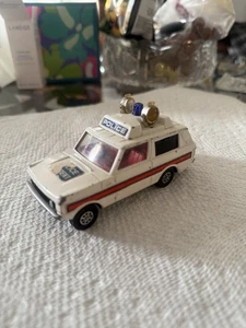 70er Jahre Vintage Corgi Toys Police Range Rover Vigilant No 461 mit Schildern - Bild 1 von 9