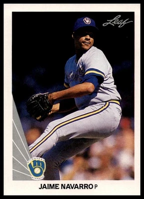 1990 Leaf #85 Jaime Navarro - Image 1 of 2